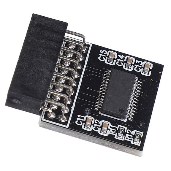 Suodoka TPM 2.0 Encryption Security Module Motherboard LPC 18 Pin Remote Card Replacement for Win 10 11 (3.15 inches / 8 cm) High Performance Motherboard Accessory