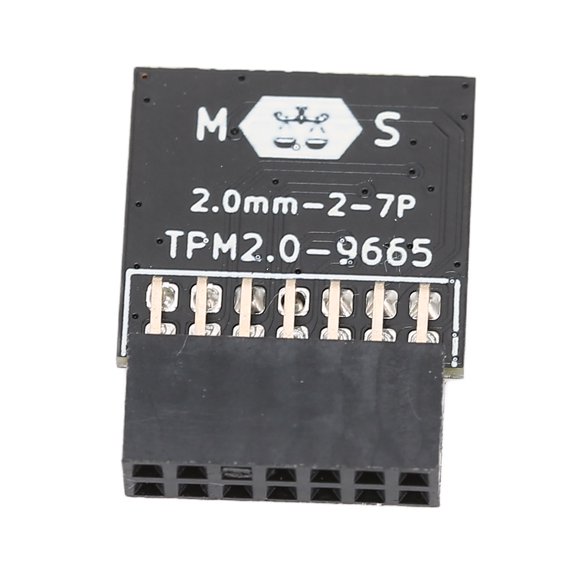 Suodoka TPM 2.0 Module LPC 14 Pin Remote Card Encryption Security Module for MSI PC Motherboards Windows