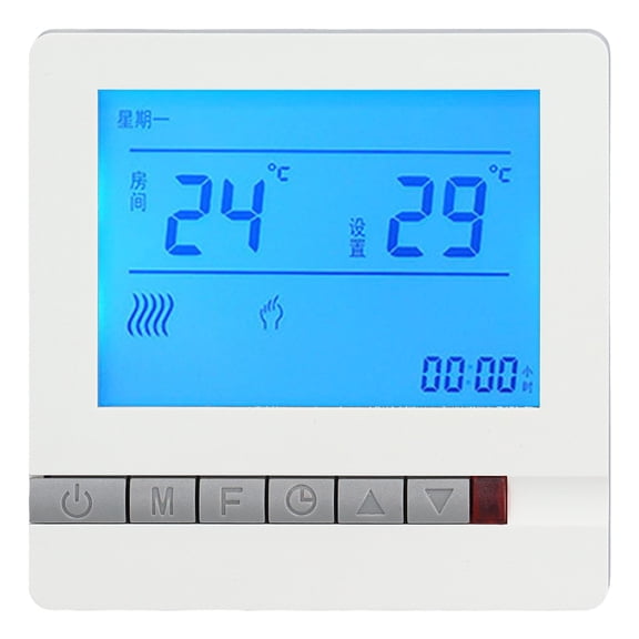 Suodoka Thermostat LCD Screen High Accurate Temperature Sensor Overheat Protection Temperature Controller