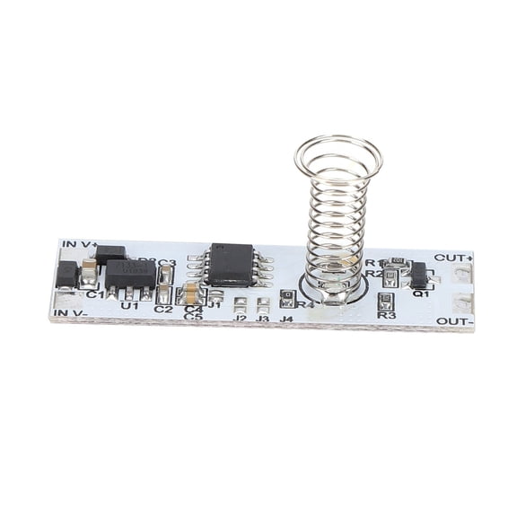 Suodoka Touch Switch Module Dimming Control Circuit Board DC 3.7V-24V ABS 5A 60W for Cabinet Table Lamp LZG-TC-V2 Dimmer Sensor Switch Multi-use Electrical Tool (5.51 inches / 14 cm)