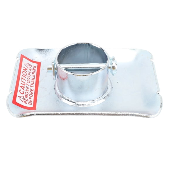 Suodoka Trailer Jack Foot 5000lbs Capacity for 2 Inch Diameter Tube Jack Foot Plate with Pin Base for A Frame Boat RV Camper