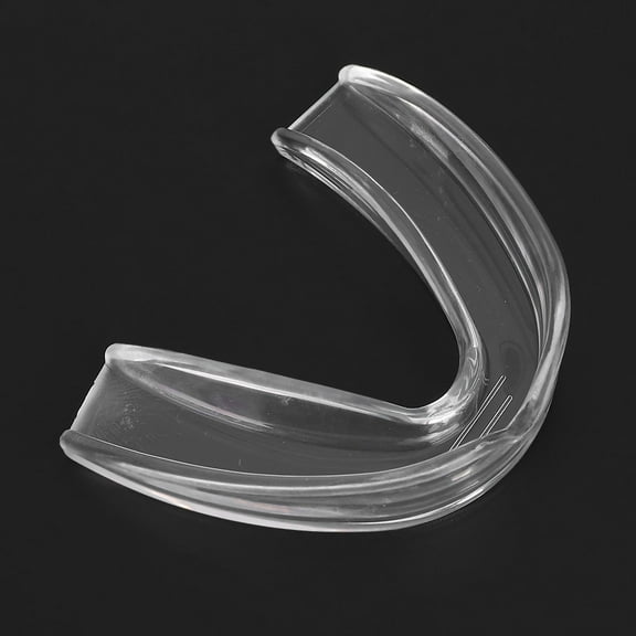 Suodoka Transparent Sports Mouth Guard for Adults Boxing Basketball Rugby Hockey Teeth Protector Large Size 2.6x2.1 in / 65x53 mm