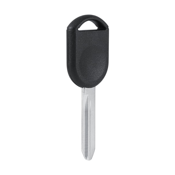 Suodoka Transponder Uncut Key Shell 80 Bit Chip Ignition for FORD MERCURY LINCOLN MAZDA Replacement Key Fob with Black Plastic Head and Uncut Blade for Automotive Security System