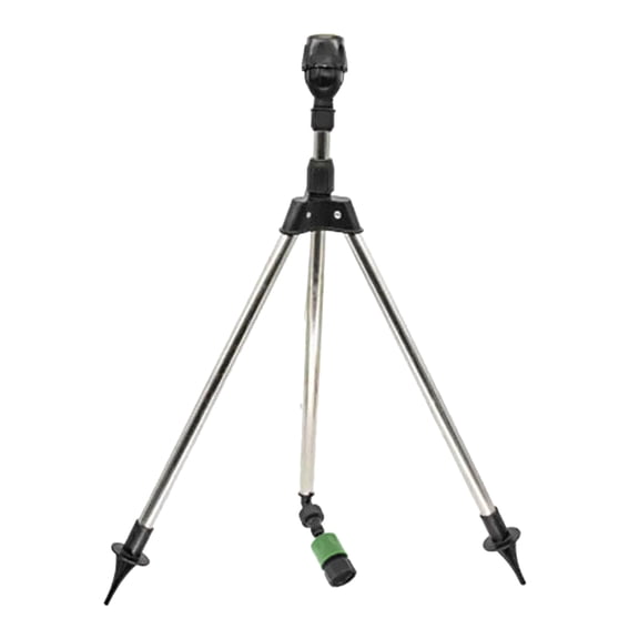 Suodoka Tripod Sprinklers for Yard Rotating 360 Degree Large Area Coverage Telescopic Support Adjustable Garden Water Sprinkler US Thread 37.02 inches / 94 cm