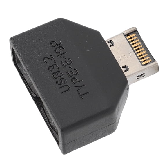 Suodoka USB 3.2 Type E Front Panel Header to 19Pin 10Gbps Mainboard Extension Adapter Desktop PC Motherboard Internal Converter Connector Plug and Play (3.94 x 2.36 x 0.39 inches / 10 x 6 x 1 cm)