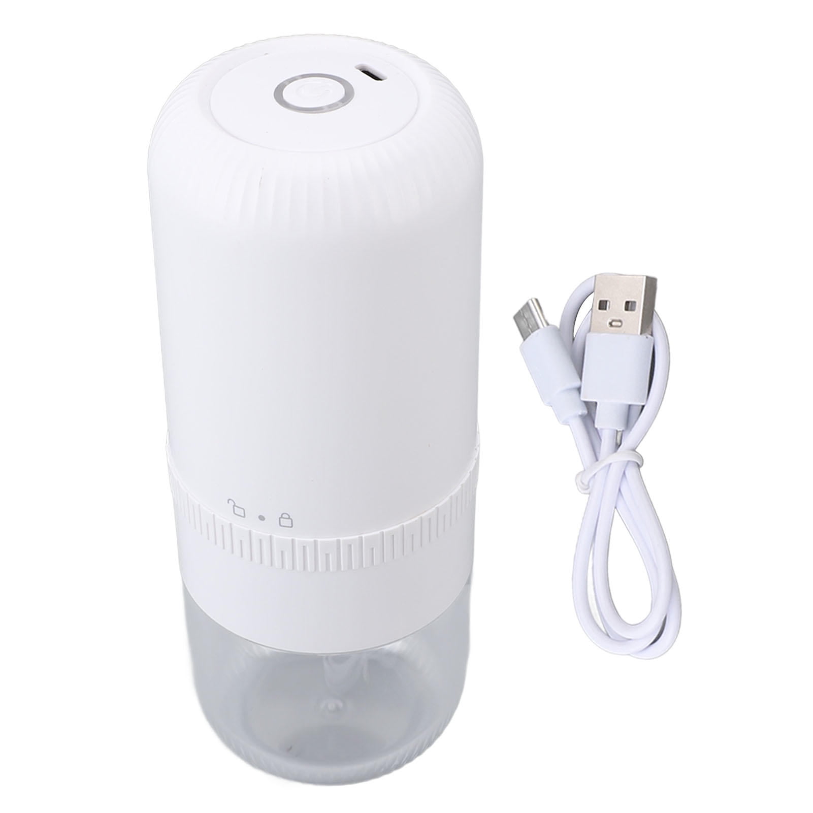 Suodoka USB‑Powered Cordless Electric Coffee Bean Grinder – Adjustable Coarseness, Multifunctional for Coffee & Nuts, White