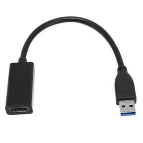 Suodoka USB3.0 to HD Multimedia Interface Adapter Portable 1080P 60HZ High Speed 5Gbps Video Converter ABS Cable for Windows 7 8 10 PC (13 cm / 5.12 inches)