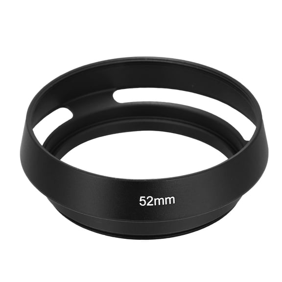 Suodoka Universal Aluminium Alloy Hollow Camera Lens Hood Sunshade Cover Protector (52mm) / 2.05 inches for Better Imaging Quality and Reliable Protection of Your Photography Gear[cite: 1]