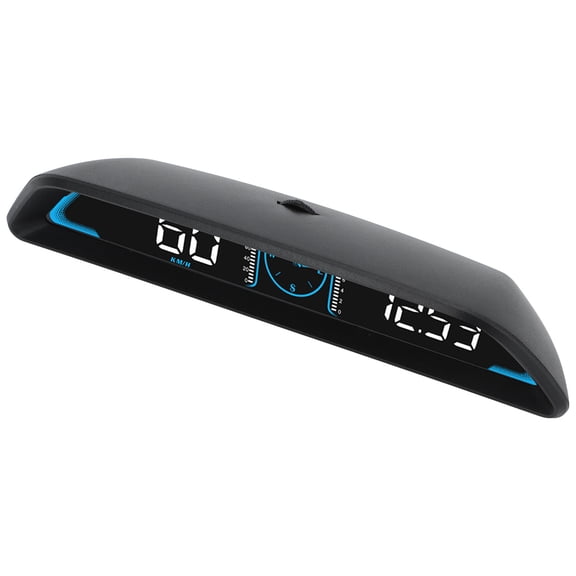 Suodoka Universal Car HUD Display Digital GPS Speedometer, LED Display with Speed Alarm & Direction, Over-Speed Warning, Fatigue Alert, G3 Black