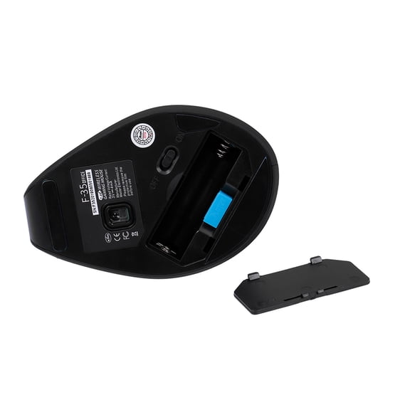 Suodoka Vertical Wireless Gaming Mouse, 2.4G Ergonomic Optical Mice with 3 Adjustable DPI 2400 Levels, 6 Buttons Bionic Roller Wheel, Comfortable Hand Grip for PC Mac Laptop Computer Office Gaming