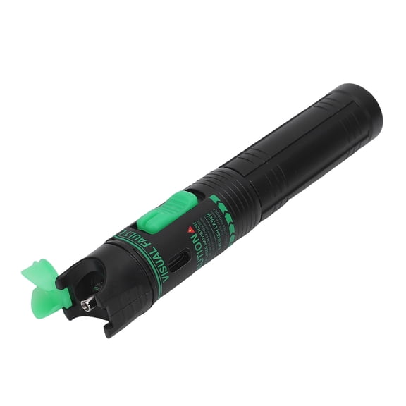 Suodoka Visual Fault Locator Pen 15KM Rechargeable VFL Portable Fiber Optic Cable Tester Tool Green Light for CATV Universal Connector 6.30 inches / 16 cm