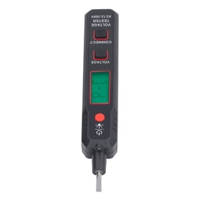 Suodoka Voltage Tester NCV Volt Test Pen 12V-300V LCD Display Alarm Detector Built-in Flashlight for Circuit Maintenance Cable Breakpoint Finder (6.3 inches / 16 cm Length)