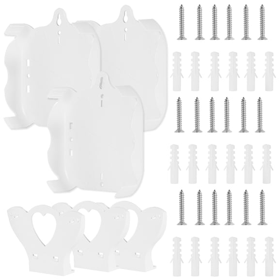 Suodoka Wall Mount Bracket Ceiling Holder for eero Home Wifi and eero Pro Wifi, White, 3 Pack. Designed to Stabilize Your Device for Better Signal, Clean Design, Easy Installation (13 cm / 5.12 in)