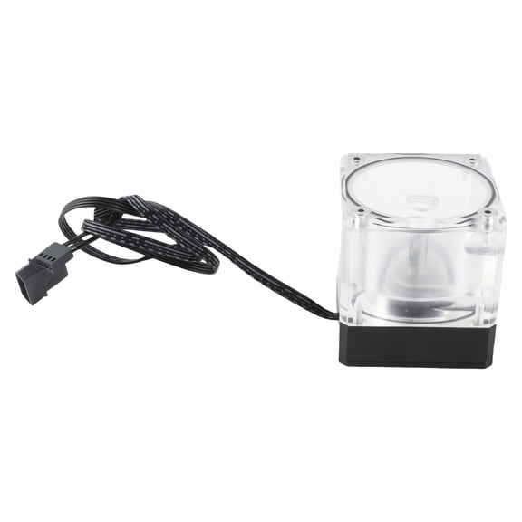 Suodoka Water Pump PUB-M4YT Integrated 2.76 inches / 7 cm Sturdy Computer Water Cooler with Flow Indicator for Computer CPU