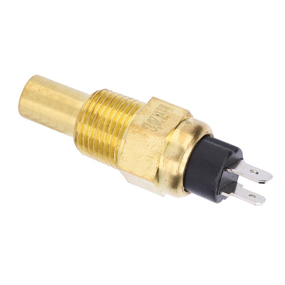 Suodoka Water Temperature Sensor Plug for VDO, Brass Probe Diesel Generator Automated Industry Equipment, M17x1.5 Thread 0.6in / 15mm Length, 0-120C Test Range, IP67 Protection Replacement Accessory