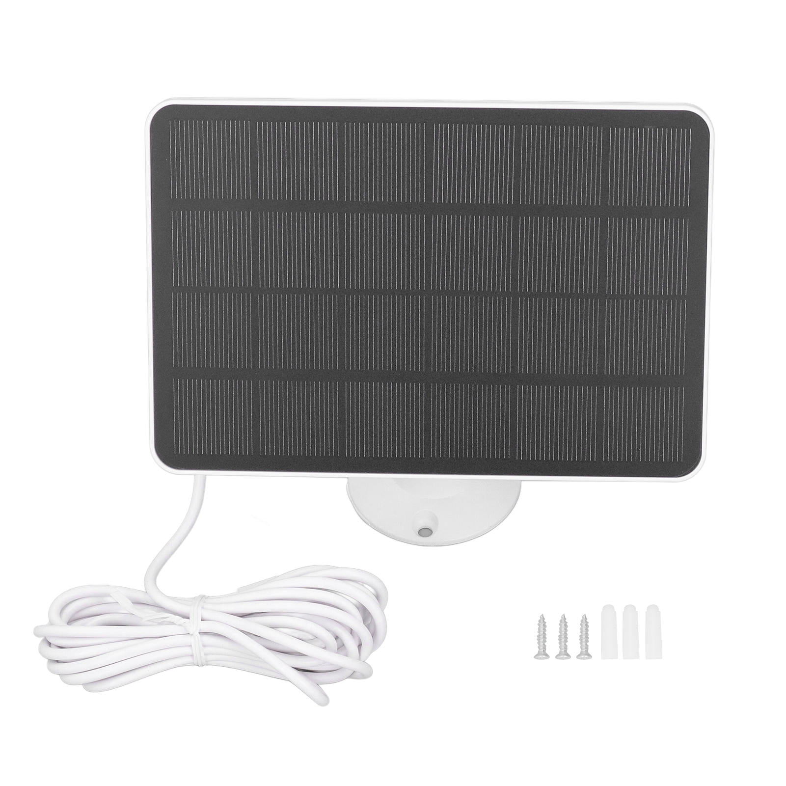 Suodoka Weatherproof 6V 3.3W Solar Panel – Flexible 360° Mount, Low Power, Indoor/Outdoor Security Camera Charger