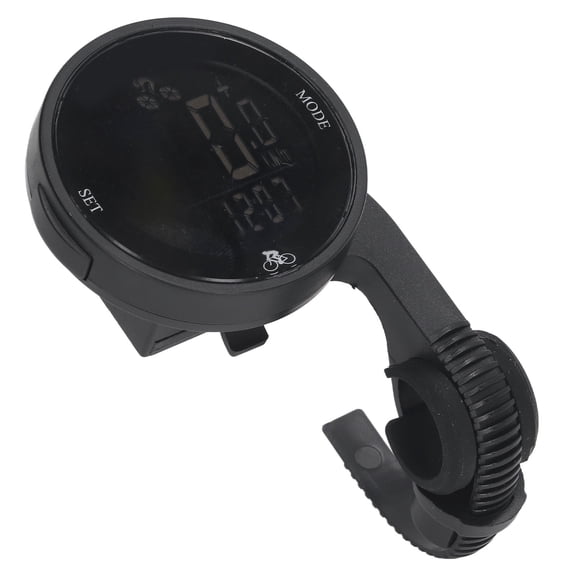 Suodoka Wireless Bike Computer Speedometer & Odometer, LED Backlit LCD Display Step Frequency Sensor with Bracket, 16.0 inches / 40.6 cm Length