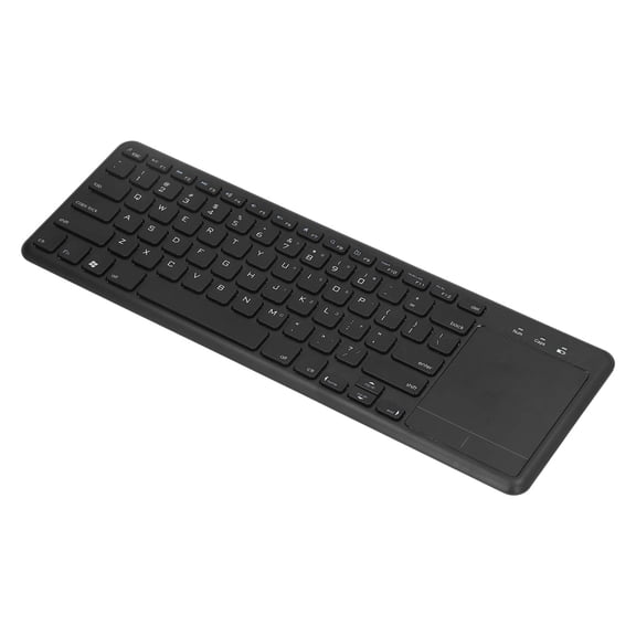 Suodoka Wireless Keyboard 2.4G Portable Computer Keyboard with Smart Touchpad Tracking, Slim Office PC Keyboard for Windows Android OS X Laptop Desktop Tablets (15 Inches / 38.1 cm)