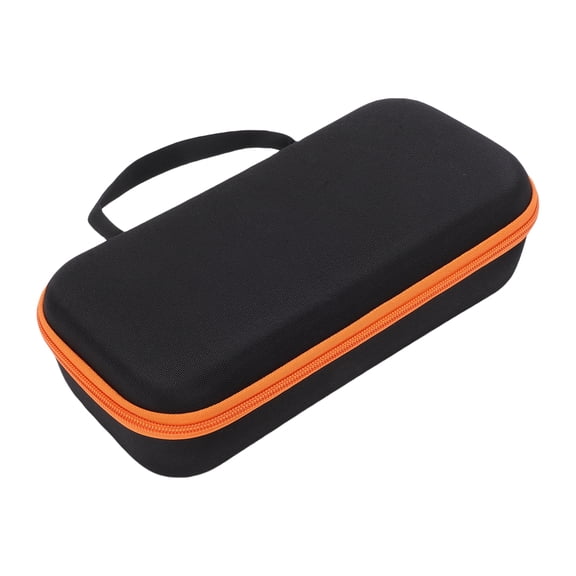 Suodoka Wireless Microphone Case Waterproof Handheld Dual Mic Travel Storage Bag with Sponge Protection Layer for Singing Karaoke Receivers Adapters Batteries Accessories (11.02 x 5.91 x 3.15 in)