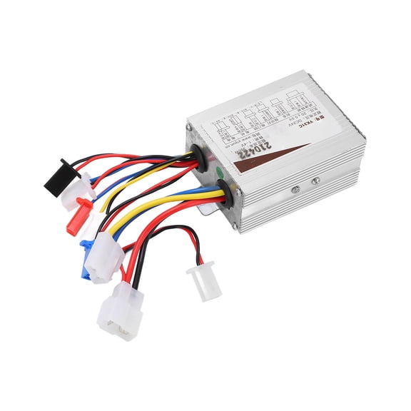 Suodoka YK31C 24V 350W Electric Scooter Controller Box Brushed DC Motor Speed Controller for Small Electric Vehicle Bicycle Tricycle E-Bike Scooter Conversion Parts Kit Dual Unit System