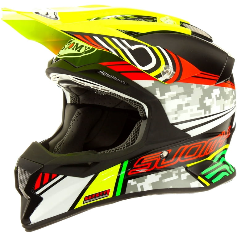 Suomy Alpha Pixel MX Offroad Helmet Multi XL