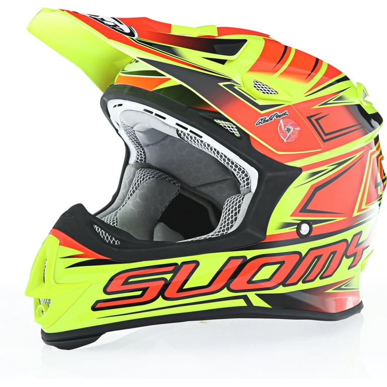 Suomy 2019 MX Jump Start Offroad Helmet - Yellow/Red - Walmart.com