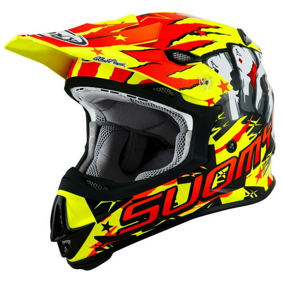 Suomy MX Jump Hazard MX Offroad Helmet Yellow/Red XS