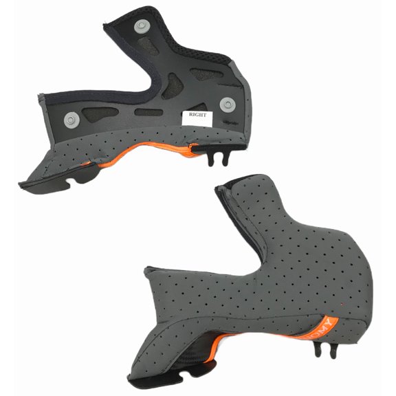 Suomy Speed Cheek Pads Gray XL