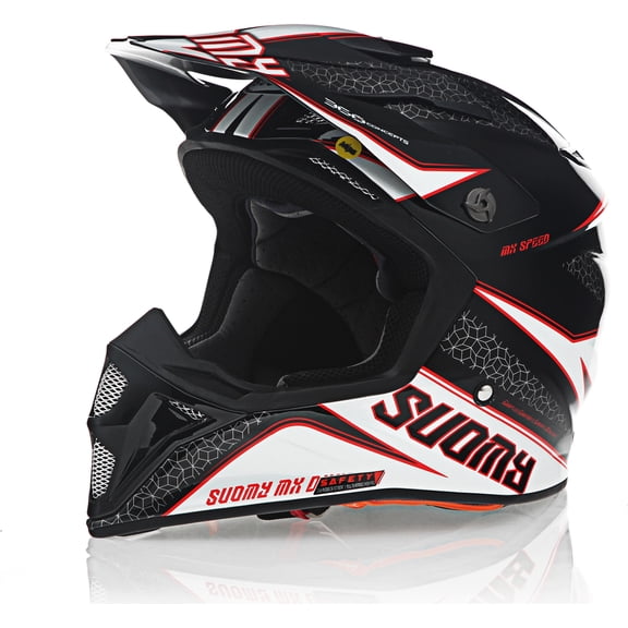 Suomy Speed Transition MX Offroad Helmet White/Black XS