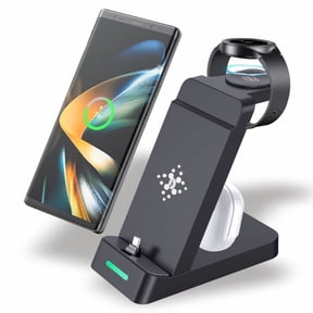 Suonee 3-in-1 Docking Station with USB Type-C Cable for Samsung Galaxy S23 Ultra& S23, Black