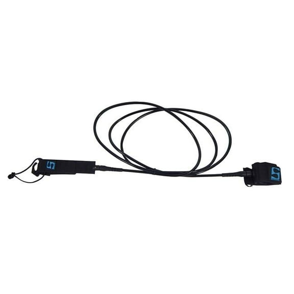 Sup Leash Straight Ankle, Black - 10 ft.