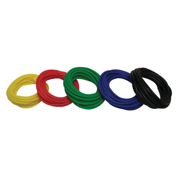 Sup-R-Tubing latex-free tubing, 25 feet, 5 pc set (yellow through black)