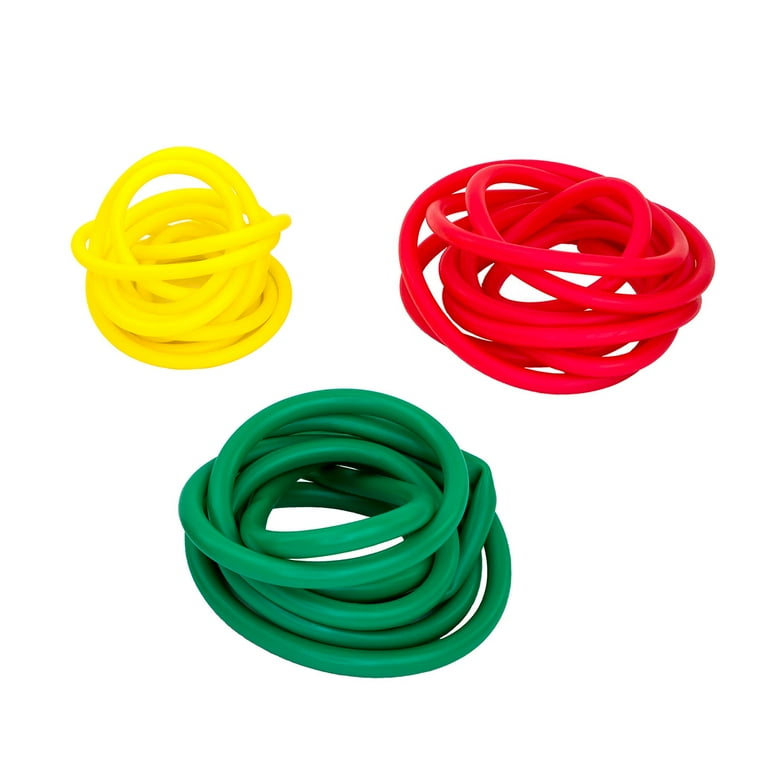 CanDo Latex-Free Exercise Tubing - PEP Pack - Easy (Yellow, Red, Green) CanDo Latex-Free Exercise Tubing - PEP Pack - Easy (Yellow, Red, Green)