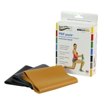 Sup-R band, latex-free PEP Pack, challenging (black, silver, gold)