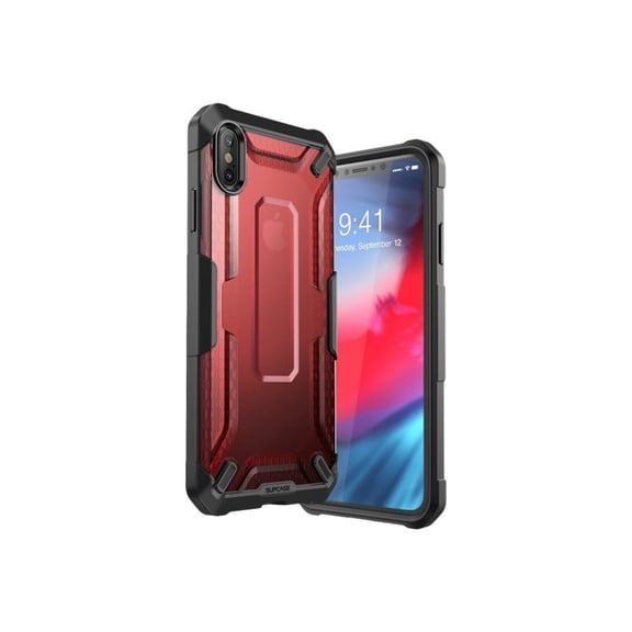 SupCase Unicorn Beetle - Back cover for cell phone - thermoplastic polyurethane (TPU) - red - for Apple iPhone XS Max