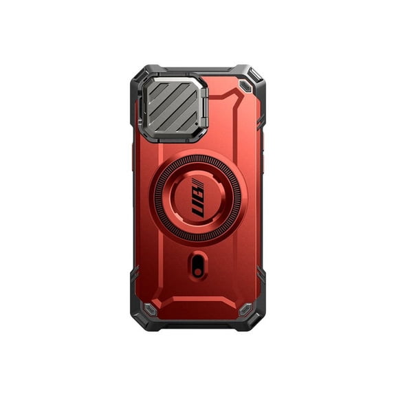 SupCase Unicorn Beetle MAG XT - Back cover for cell phone - MagSafe compatibility - polycarbonate, thermoplastic polyurethane (TPU) - metallic red - 6.7" - for Apple iPhone 15 Pro Max