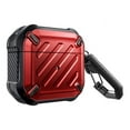 thumbnail image 1 of SupCase Unicorn Beetle Pro - Case for wireless earbuds - rugged - polycarbonate, thermoplastic polyurethane (TPU) - metallic red - for Apple AirPods (3rd generation), 1 of 8