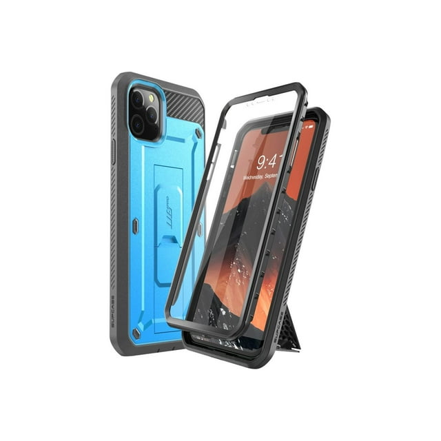 SupCase Unicorn Beetle Pro - Protective case for cell phone - rugged - thermoplastic polyurethane (TPU) - black, blue - for Apple iPhone 11 Pro Max