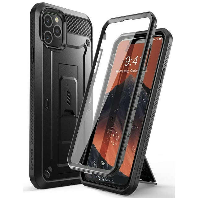 SupCase Unicorn Beetle Pro - Protective case for cell phone - rugged - thermoplastic polyurethane (TPU) - black - for Apple iPhone 11 Pro Max
