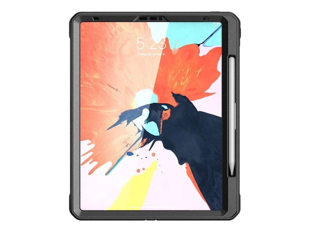 SupCase Unicorn Beetle Pro - Protective case for tablet - rugged - polycarbonate, thermoplastic polyurethane (TPU) - black - 12.9" - for Apple 12.9-inch iPad Pro (4th generation)