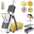 thumbnail image 1 of SupMaKin Professional Adjustable Vegetable Slicer - Stainless Steel Mandoline with 0.1-8mm Precision, Easy to Clean & Safe Kitchen Slicer for Efficient Food Prep, 1 of 9