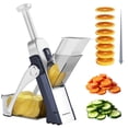 thumbnail image 1 of SupMaKin Safe Slice Mandoline, 36+ slicing options, Adjustable Thickness Settings 0.1-8mm, 1 of 9