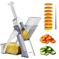 thumbnail image 1 of SupMaKin Safe Slice Mandoline, 36+ slicing options, Adjustable Thickness Settings 0.1-8mm, 1 of 9