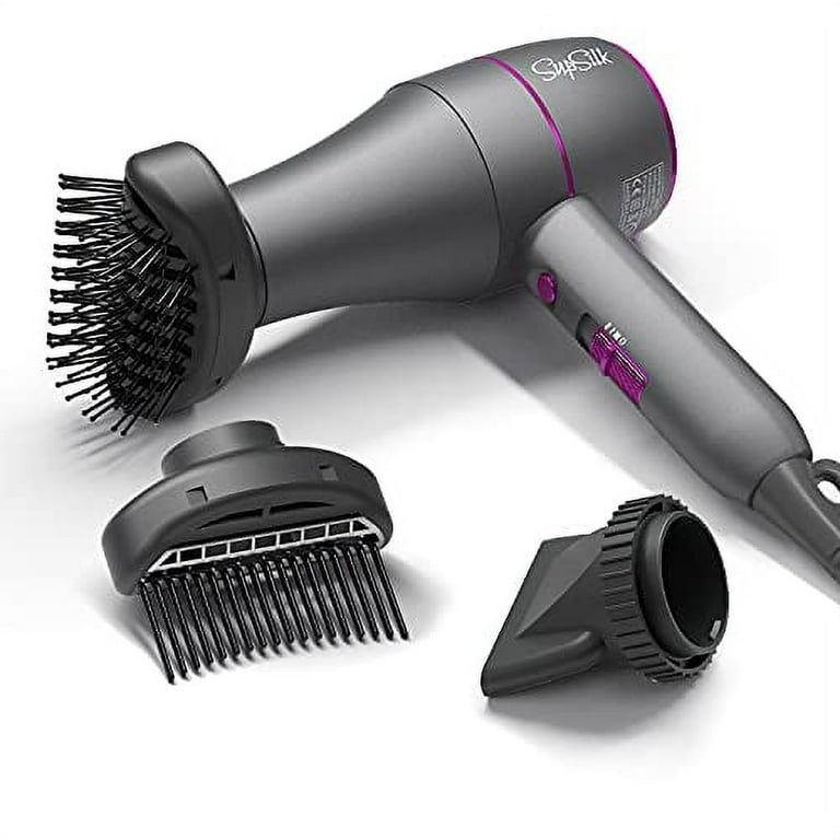 SupSilk Professional Compact Hair Dryer with Volumizer Brush