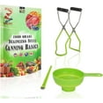 thumbnail image 1 of Supa Ant Canning Kit, Canning Supplies and Tools Set with Funnel, Wide Mouth Funnel, Magnetic Jar Lid Lifter, Canning Tongs, Cooking Home Essentials Kitchen Set, 1 of 8