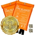thumbnail image 1 of Supa Ant Emergency Fire Blanket for Home and Kitchen, High Visibility, Ce Certified, 40", 2 Pack, 1 of 7