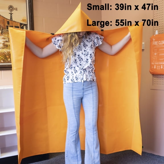 Supa Ant Fire Cape for Home and Kitchen, Emergency Fire Blanket, Large Fire Cape for Quick Response