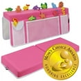 thumbnail image 1 of Supa Ant Toddler Baby Bath Kneeler and Elbow Rest Pad Set, Built-In 5 Pockets Organizer, Pink, 1 of 5