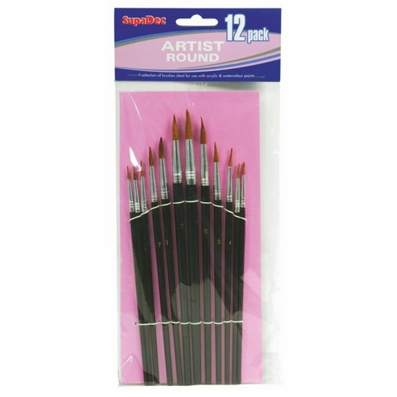 SupaDec Artist Brush Set (12 Piece)