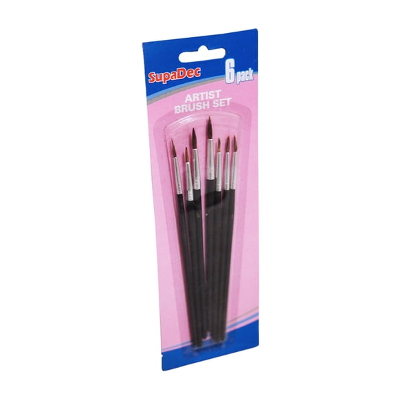 SupaDec Artist Brush Set (Pack of 6)